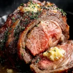 Indulge in Garlic Butter Prime Rib - A Royal Feast First Image