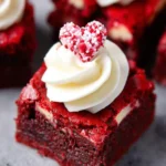 Red Velvet Tuxedo Brownies First Image