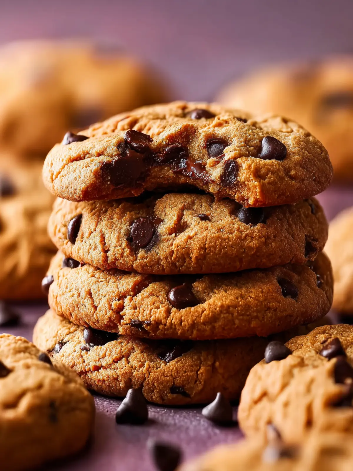 Peanut Butter Chocolate Chip Cookies Recipe First Image