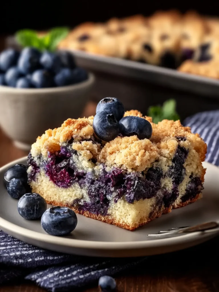 Irresistible Blueberry Buckle Recipe First Image