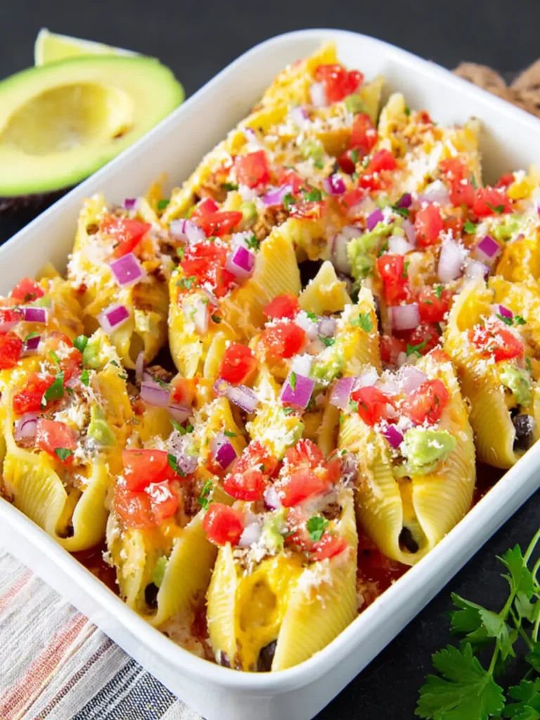 Taco Stuffed Shells Recipe First Image