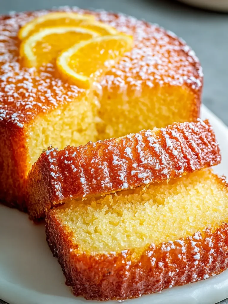 Easy Bright Persian Orange Cake Recipe for Delicious Moments First Image