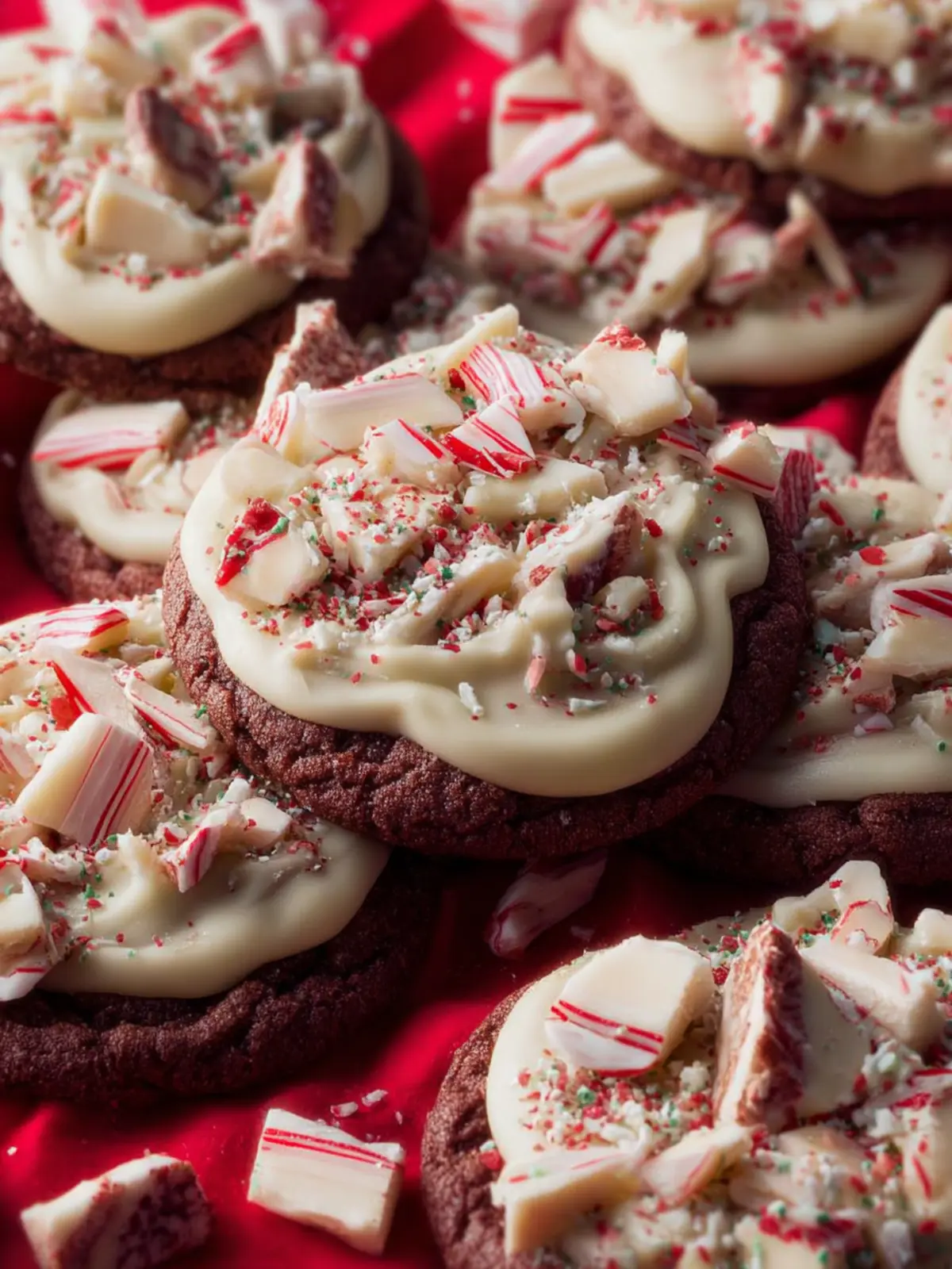 Peppermint Bark Cookies First Image
