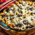 Ground Beef Stroganoff Casserole First Image
