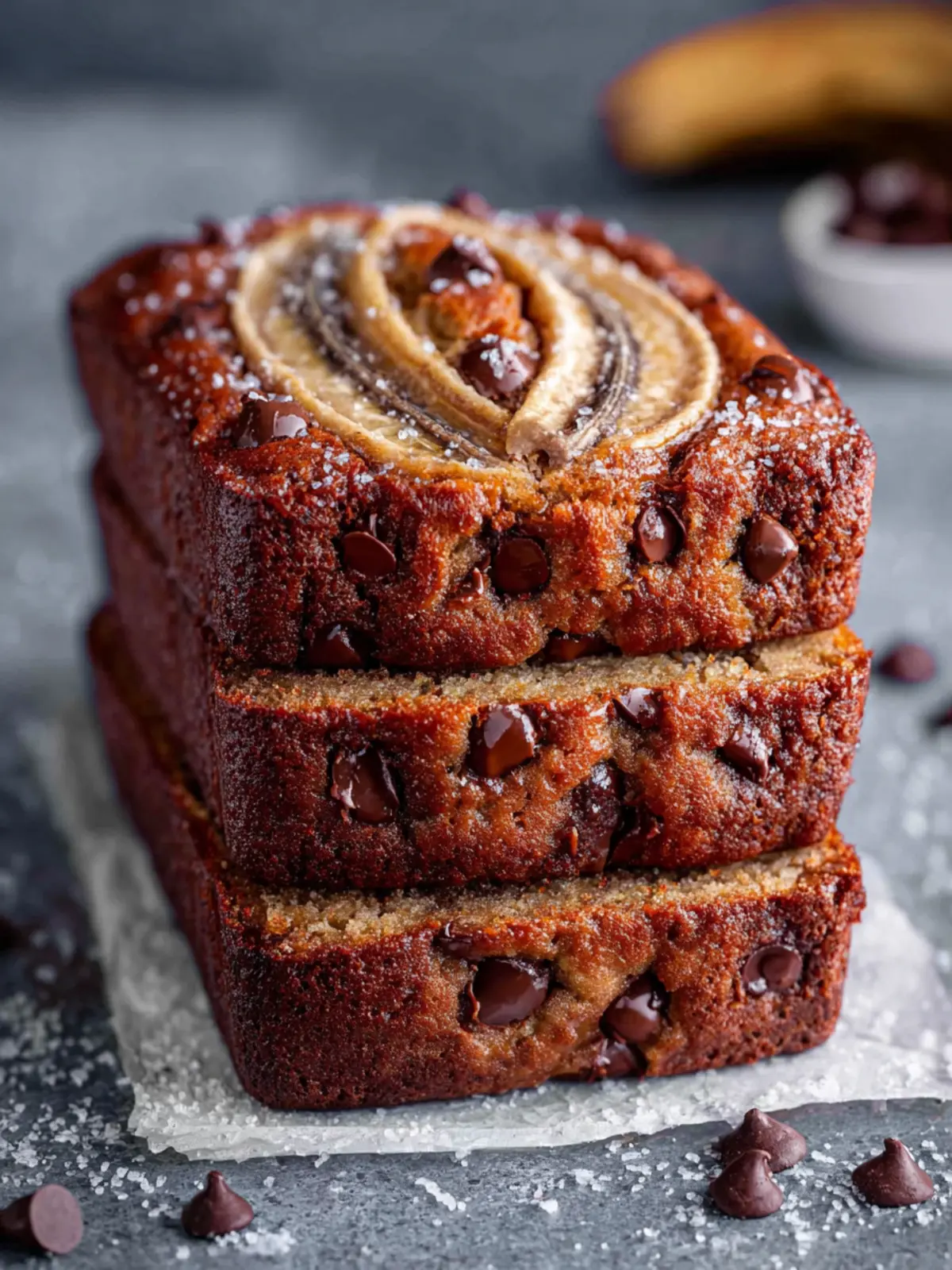 Chocolate Chip Banana Bread First Image