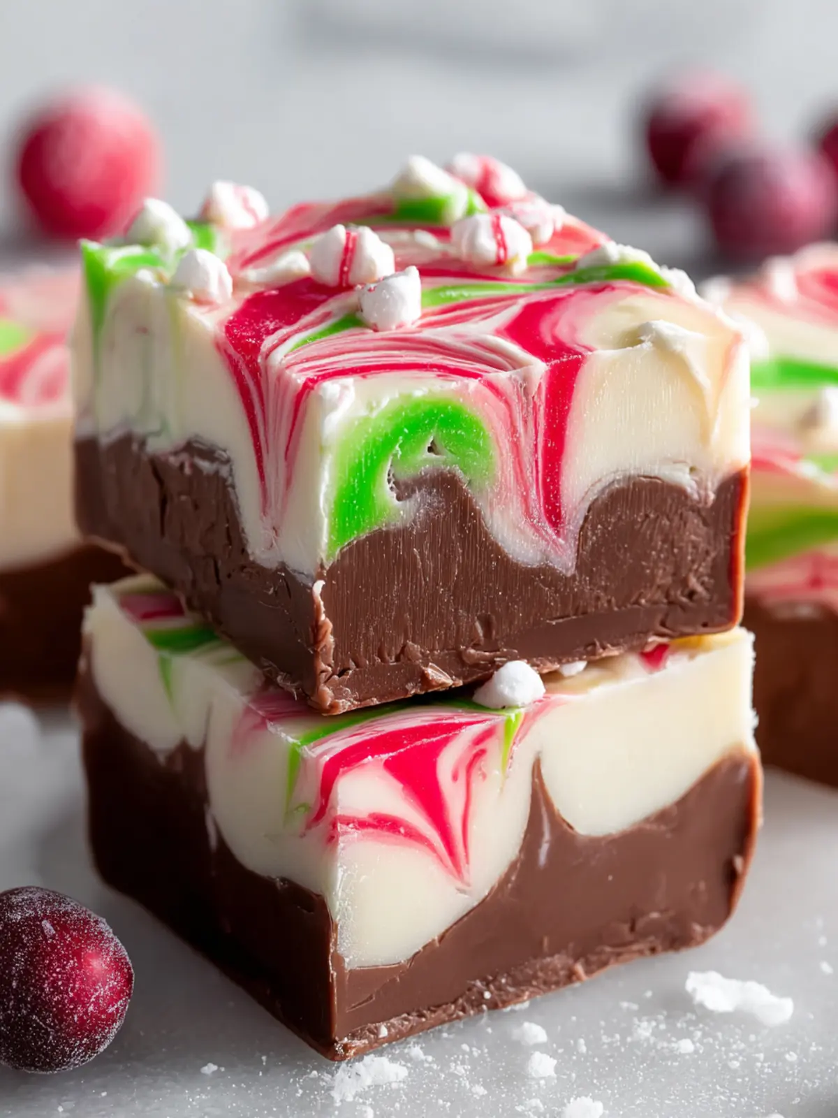 Christmas Chocolate Fudge Recipe First Image