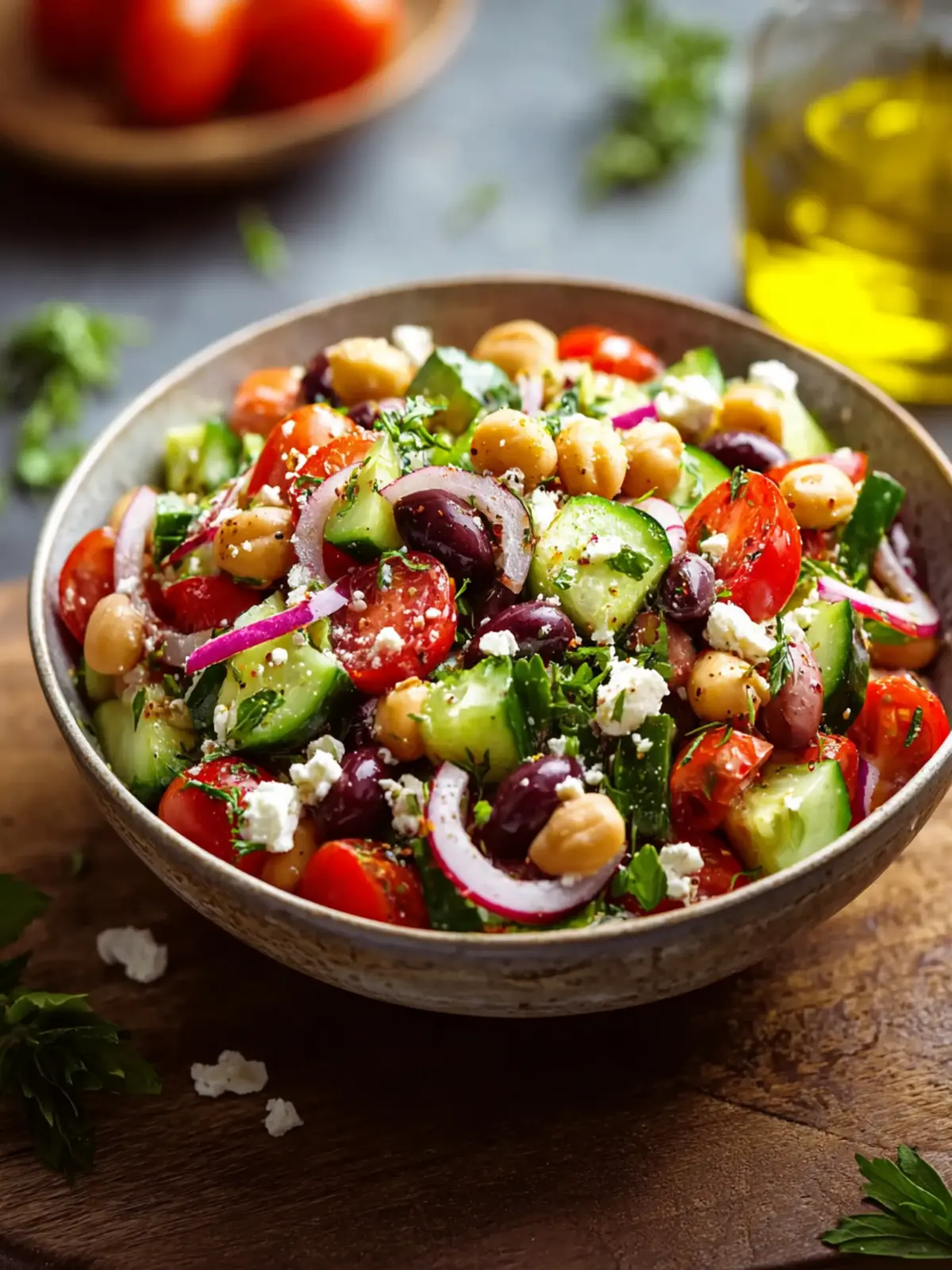 Mediterranean Bean Salad Recipe First Image