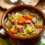 Slow Cooker Cabbage Soup with Ham First Image