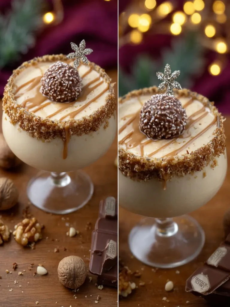 Ferrero Rocher Brandy Alexander: A Sweet & Easy Dessert Cocktail First Image