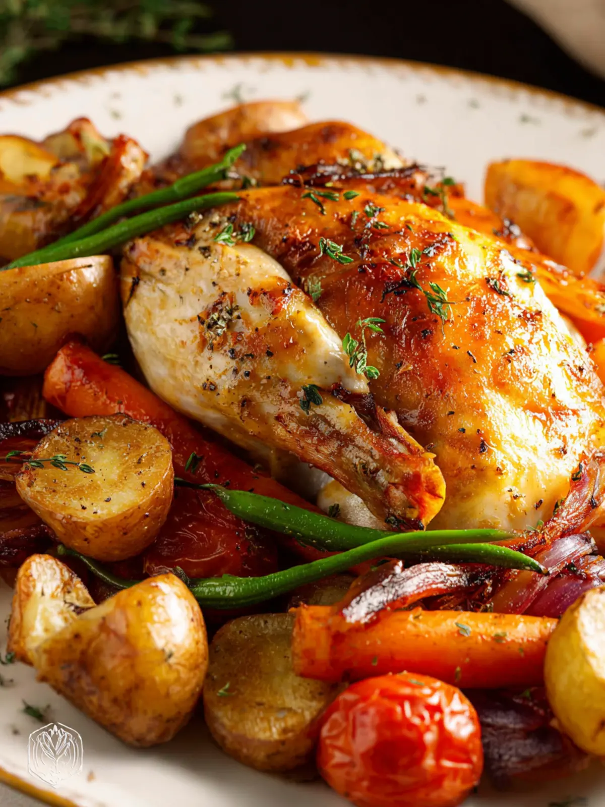 Roasted Chicken and Vegetables First Image