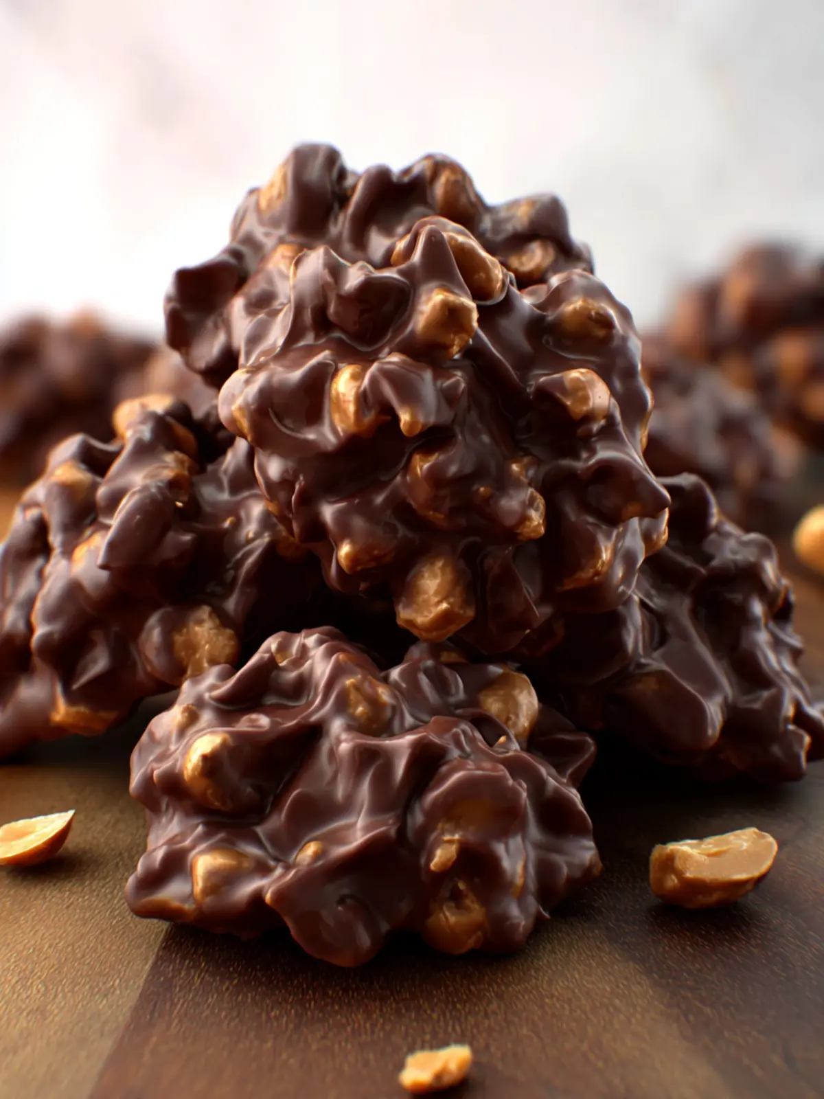 Keto Chocolate Peanut Clusters First Image