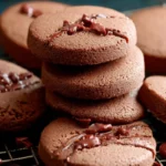 Chocolate Shortbread Cookies First Image