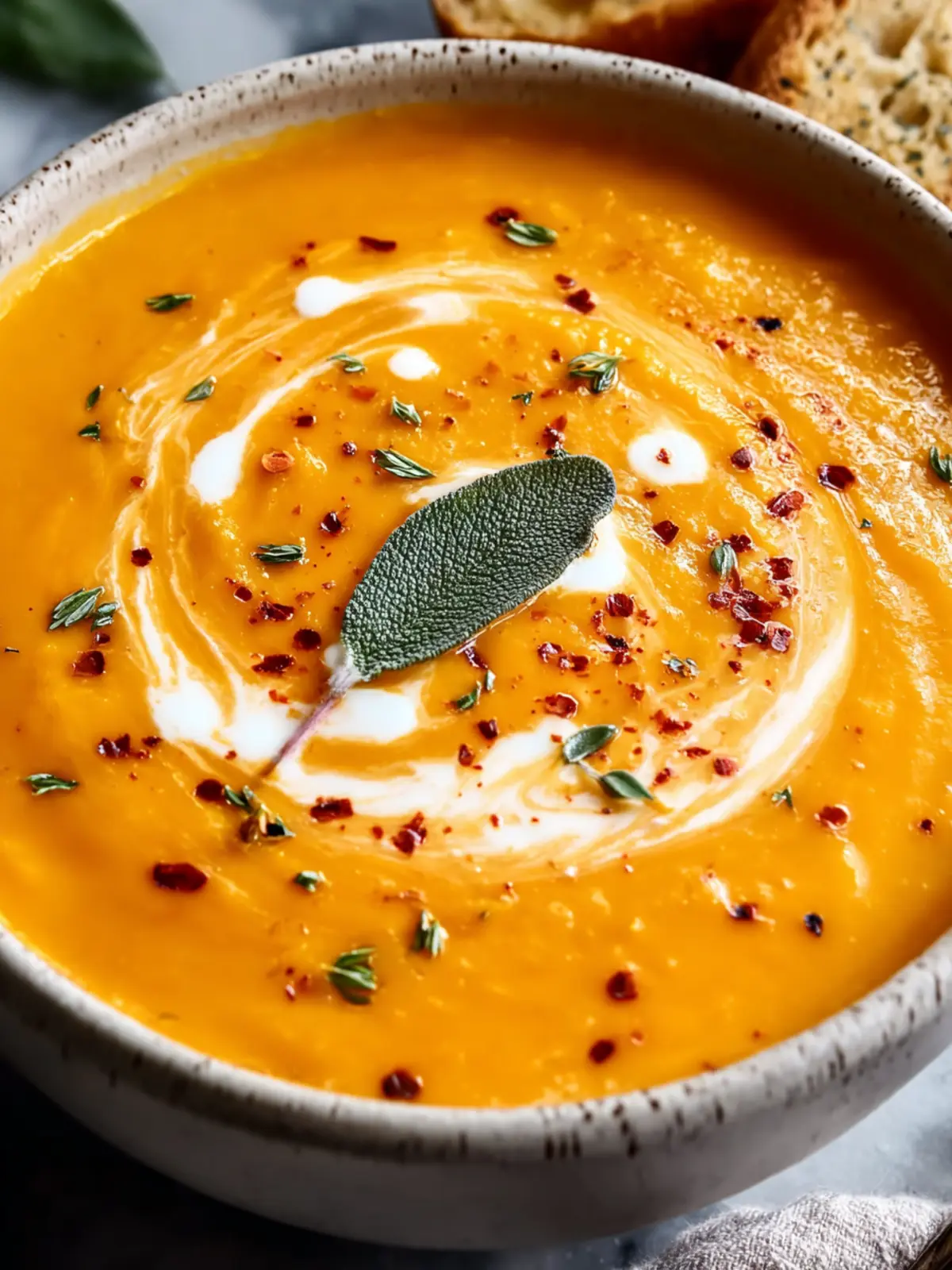 Easy Pumpkin And Sweet Potato Soup First Image