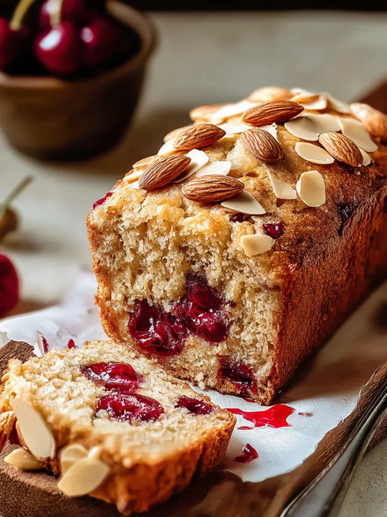 Irresistible Almond Cherry Bread Recipe for Comfort Lovers First Image