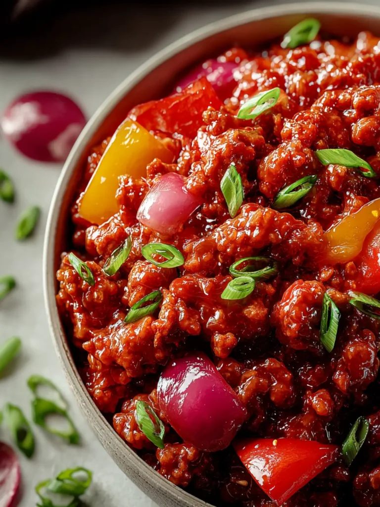 Irresistible Sweet & Sour Ground Chicken First Image