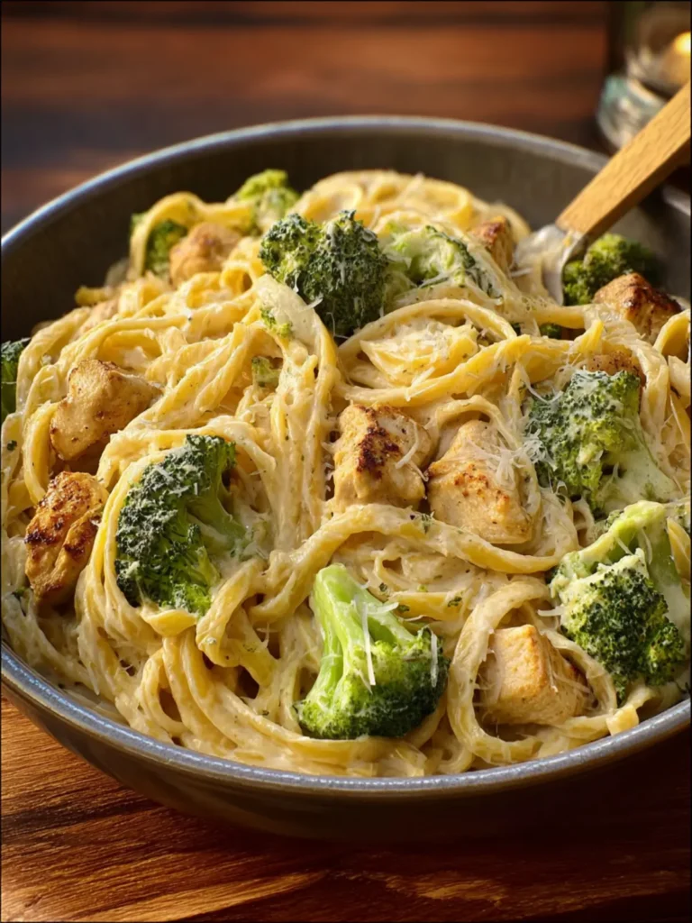 Chicken Alfredo with Broccoli First Image