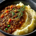 Comforting Lentil Stew with Creamy Mashed Potatoes First Image