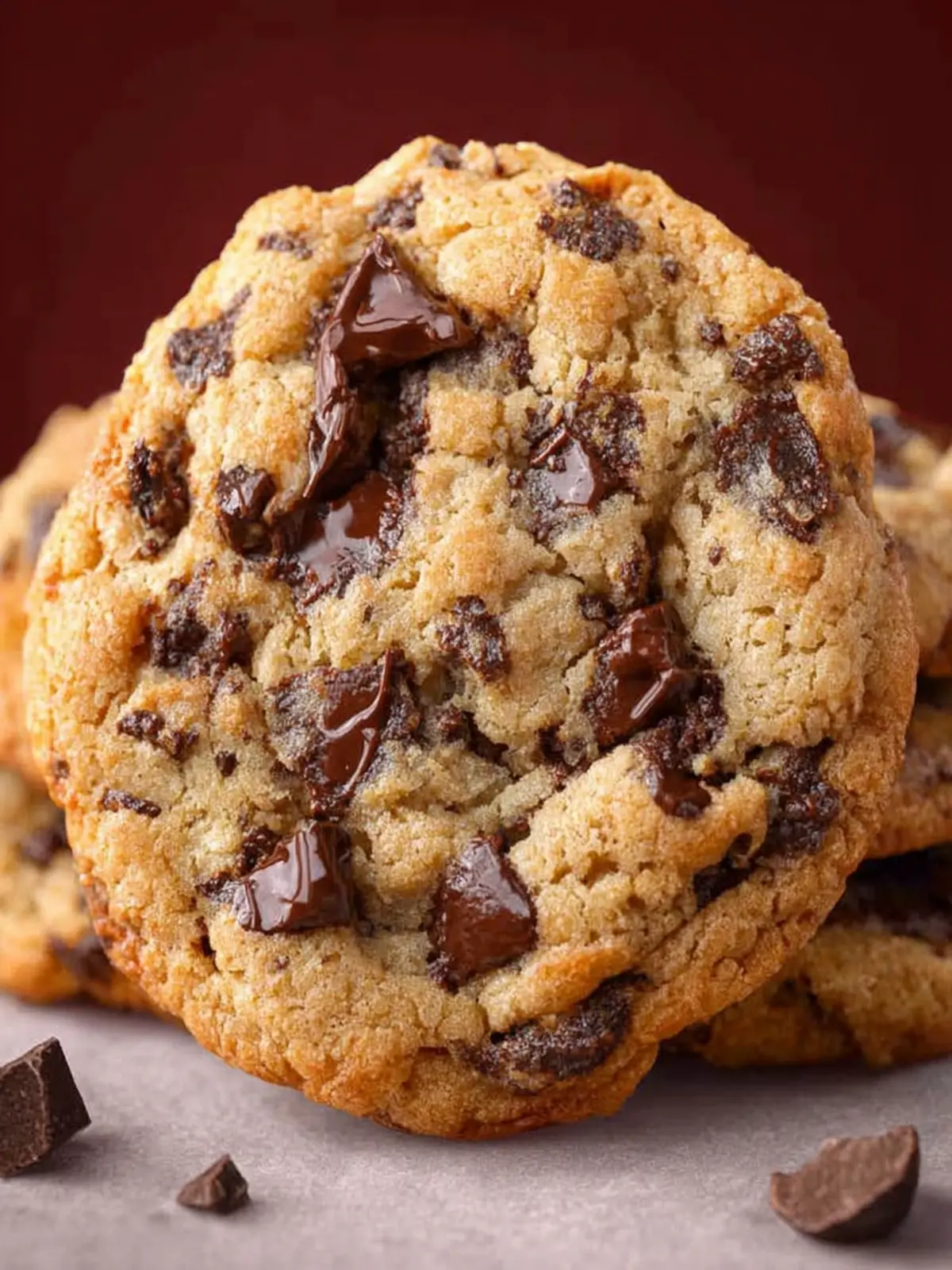 Cream Cheese Chocolate Chip Cookies First Image