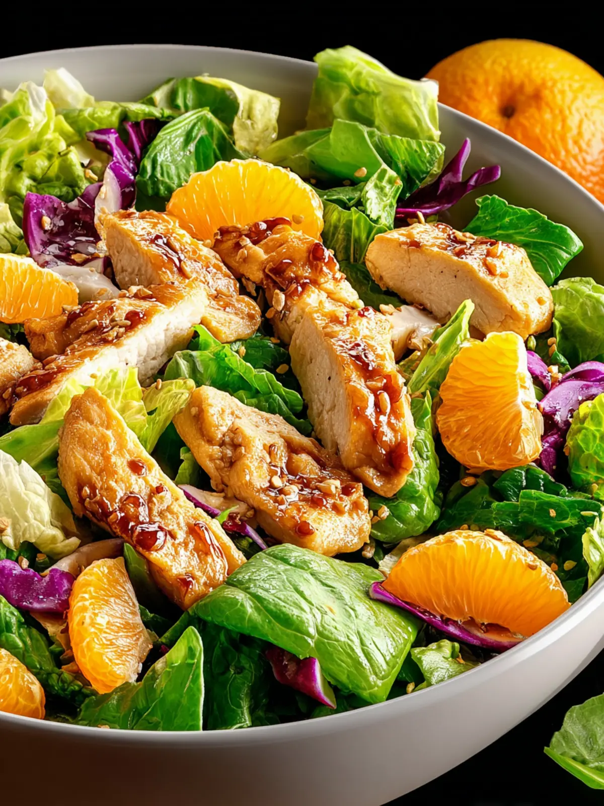 Delicious Mandarin Orange Chicken Salad First Image