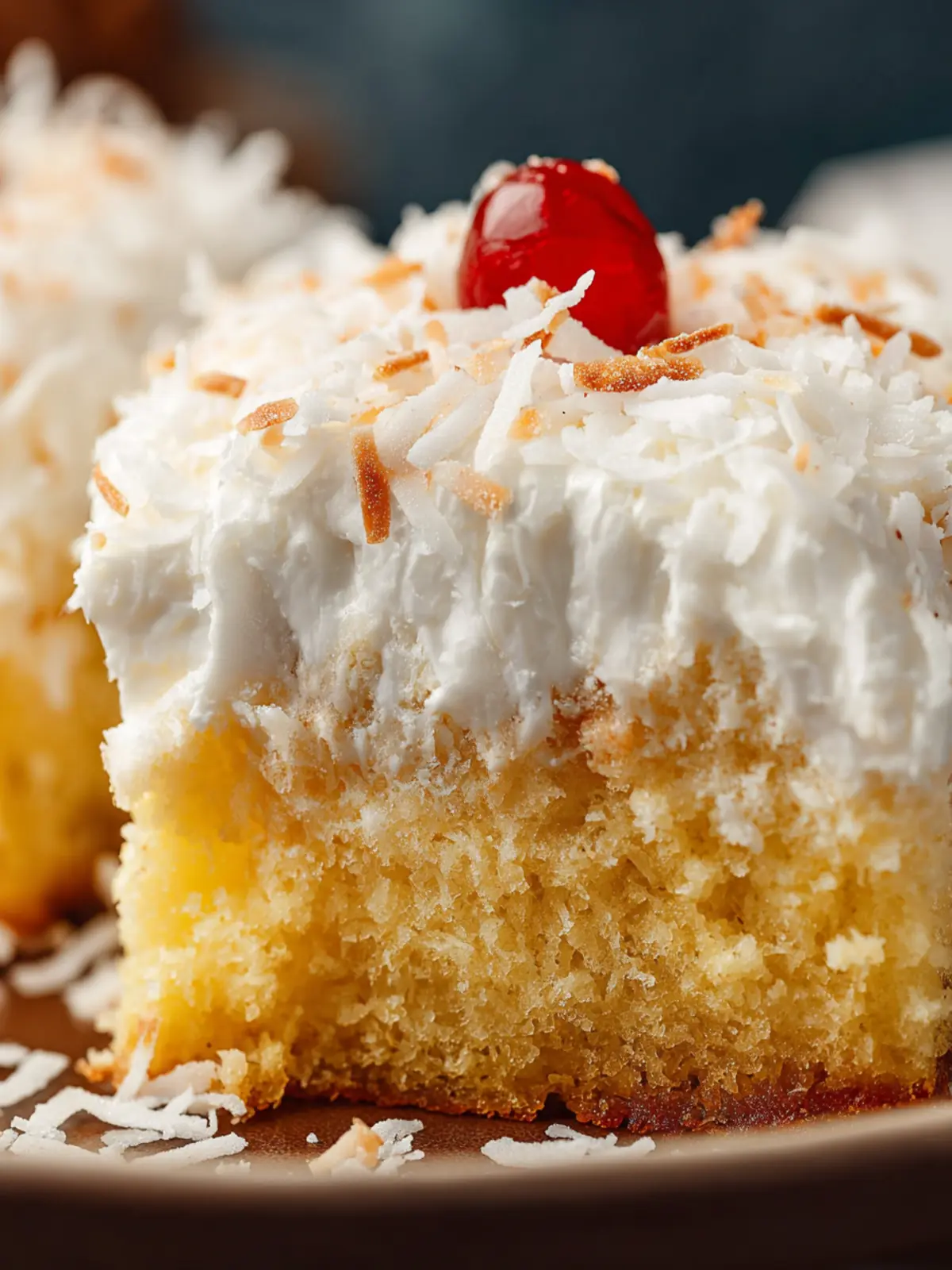 Easy Coconut Cream Poke Cake (With A Cake Mix) First Image