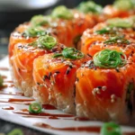 Easy Spicy Salmon Sushi Bake First Image