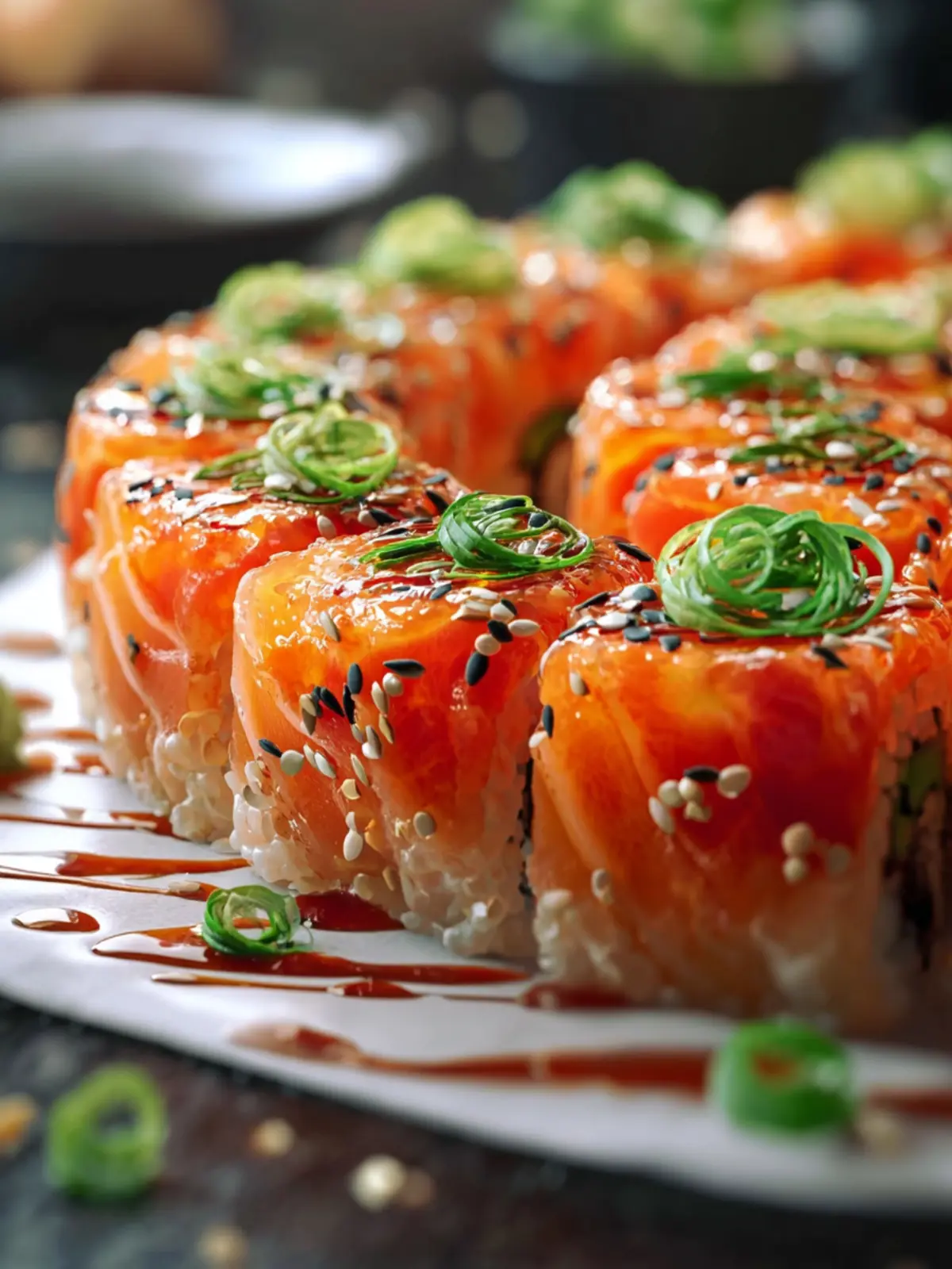 Easy Spicy Salmon Sushi Bake First Image