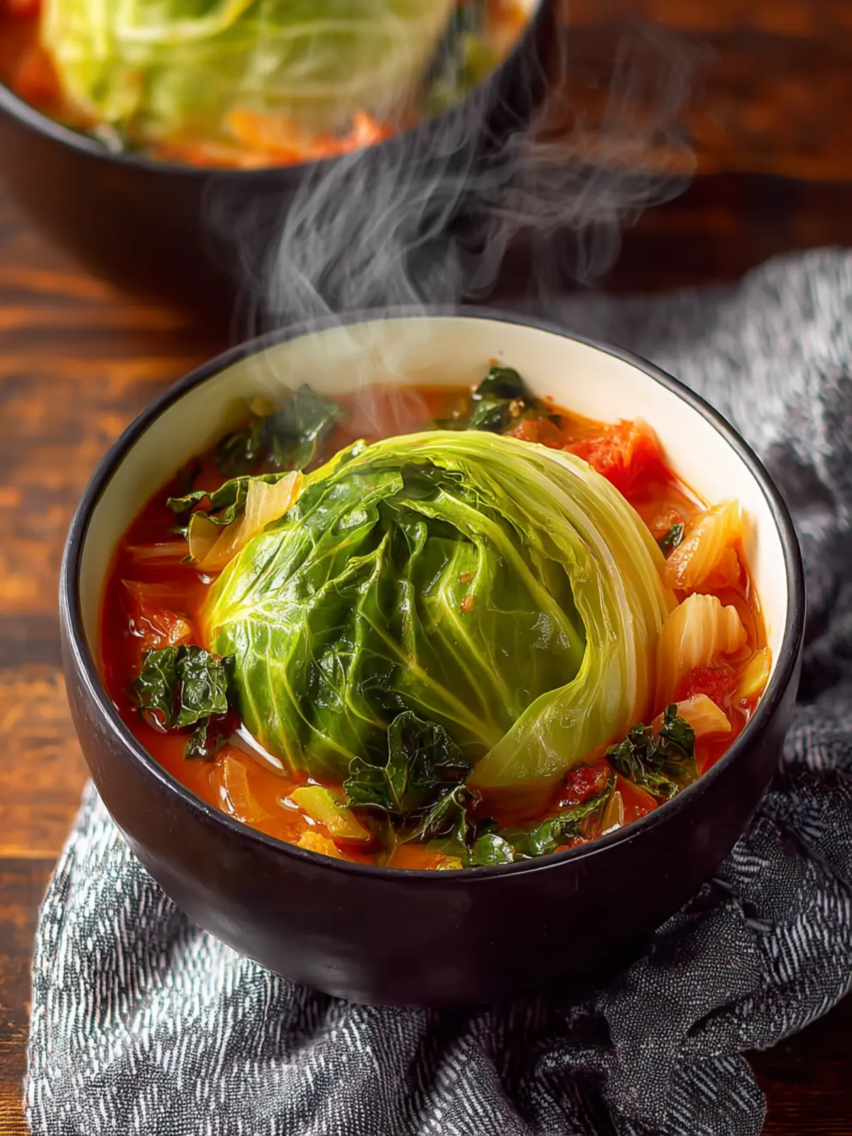 Low Calorie Cabbage Fat Burning Soup First Image