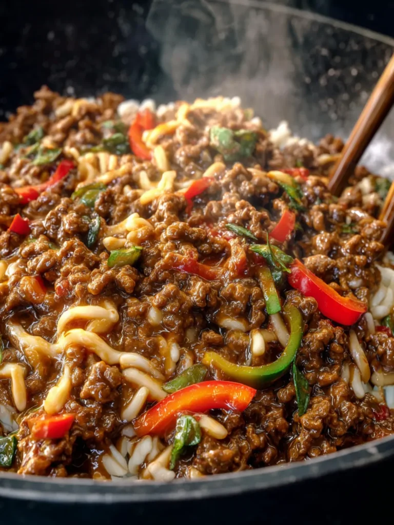 Mongolian Ground Beef First Image