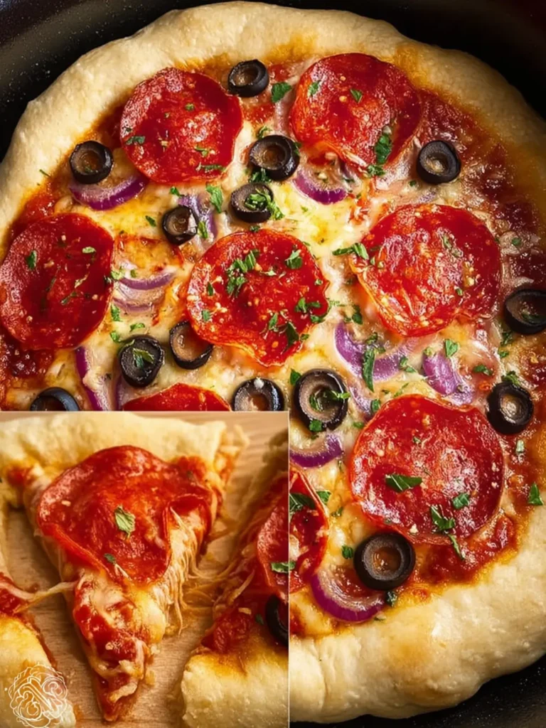 Slow Cooker Pizza First Image