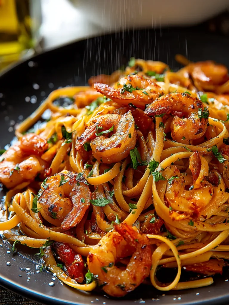 Spicy Cajun Shrimp Pasta Recipe First Image