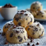 Chocolate Chip Snowball Cookies First Image