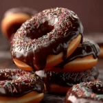 Chocolate Glazed Donuts First Image