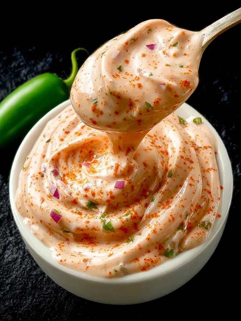 Creamy Jalapeno Sauce (Taco Bell Copycat Recipe) First Image