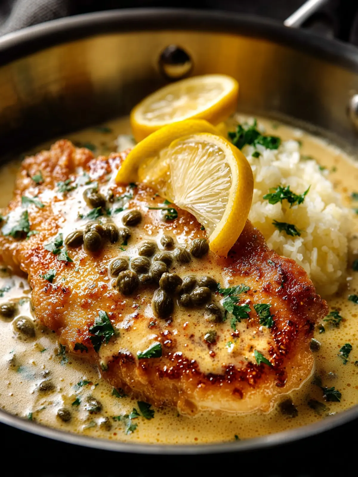 Creamy Lemon Chicken Piccata: A Tangy Delight Recipe First Image