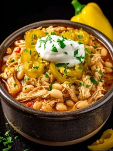 Crock Pot Mississippi Chicken Chili First Image