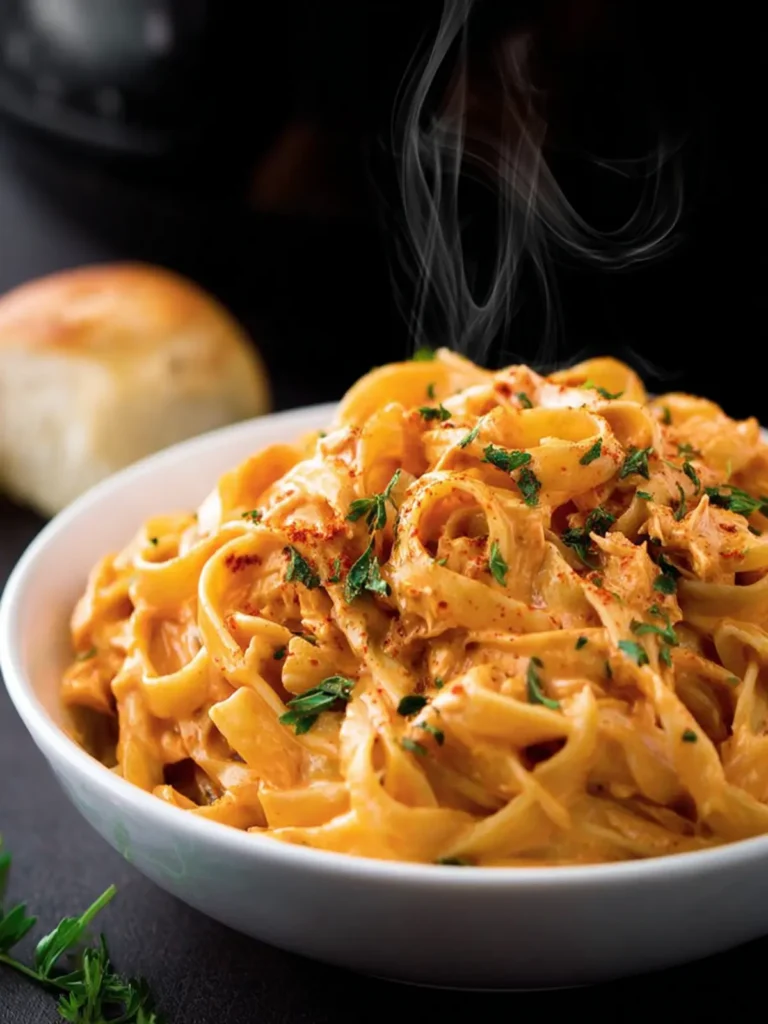 Instant Pot Buffalo Chicken Pasta First Image