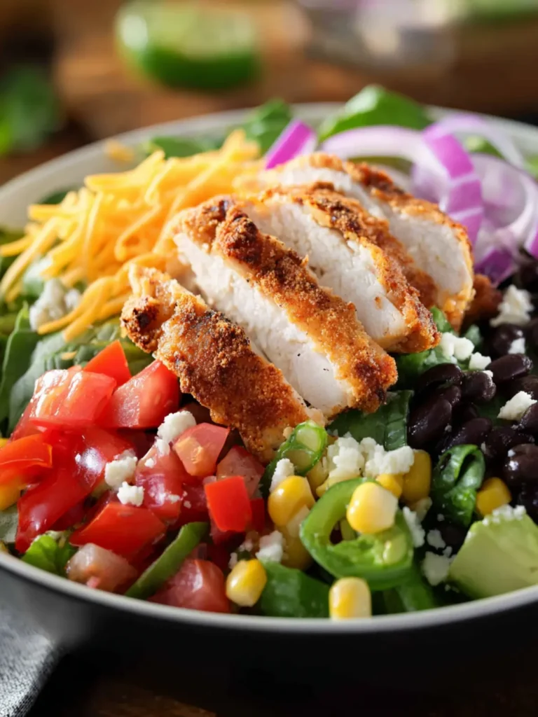 Southwest Crispy Chicken Salad First Image
