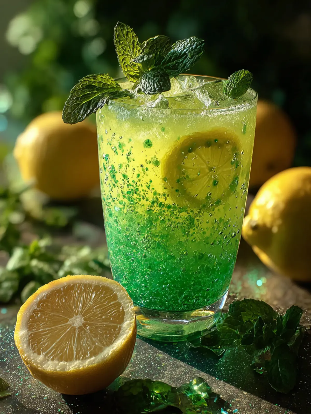 Sparkling Zesty Minty Leprechaun Lemonade First Image
