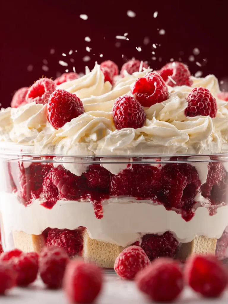 White Chocolate Raspberry Trifle First Image