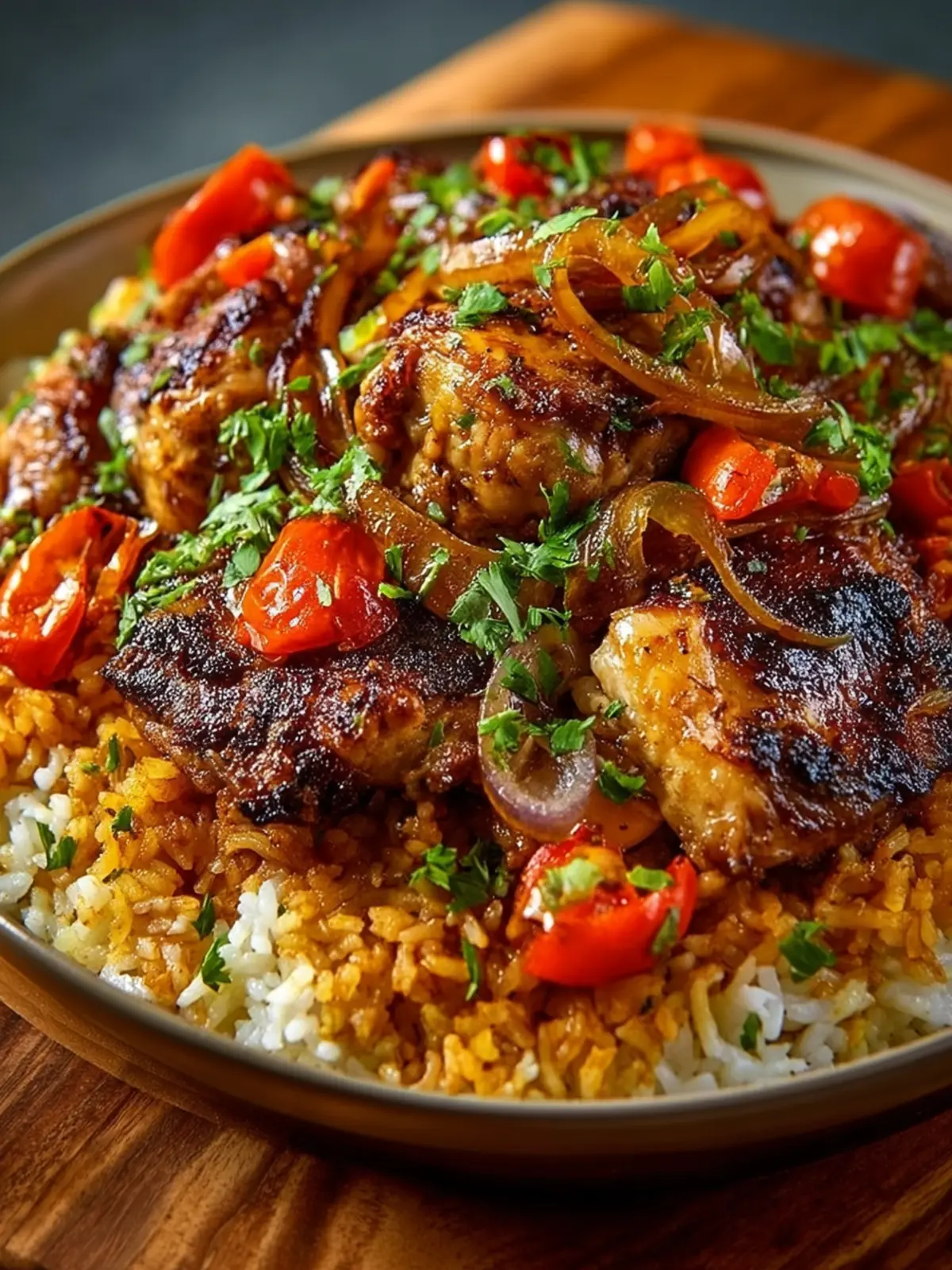 Caribbean Chicken and Rice First Image