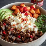Hot Honey Beef Bowl w/Cottage Cheese (TikTok Recipe) First Image
