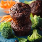 Healthy Chocolate Muffins (with Veggies!) First Image