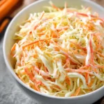 Healthy Homemade Coleslaw Salad First Image