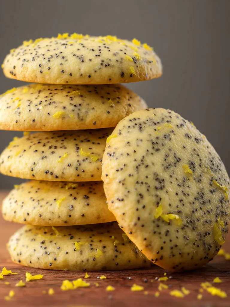 Lemon Poppyseed Cookies First Image