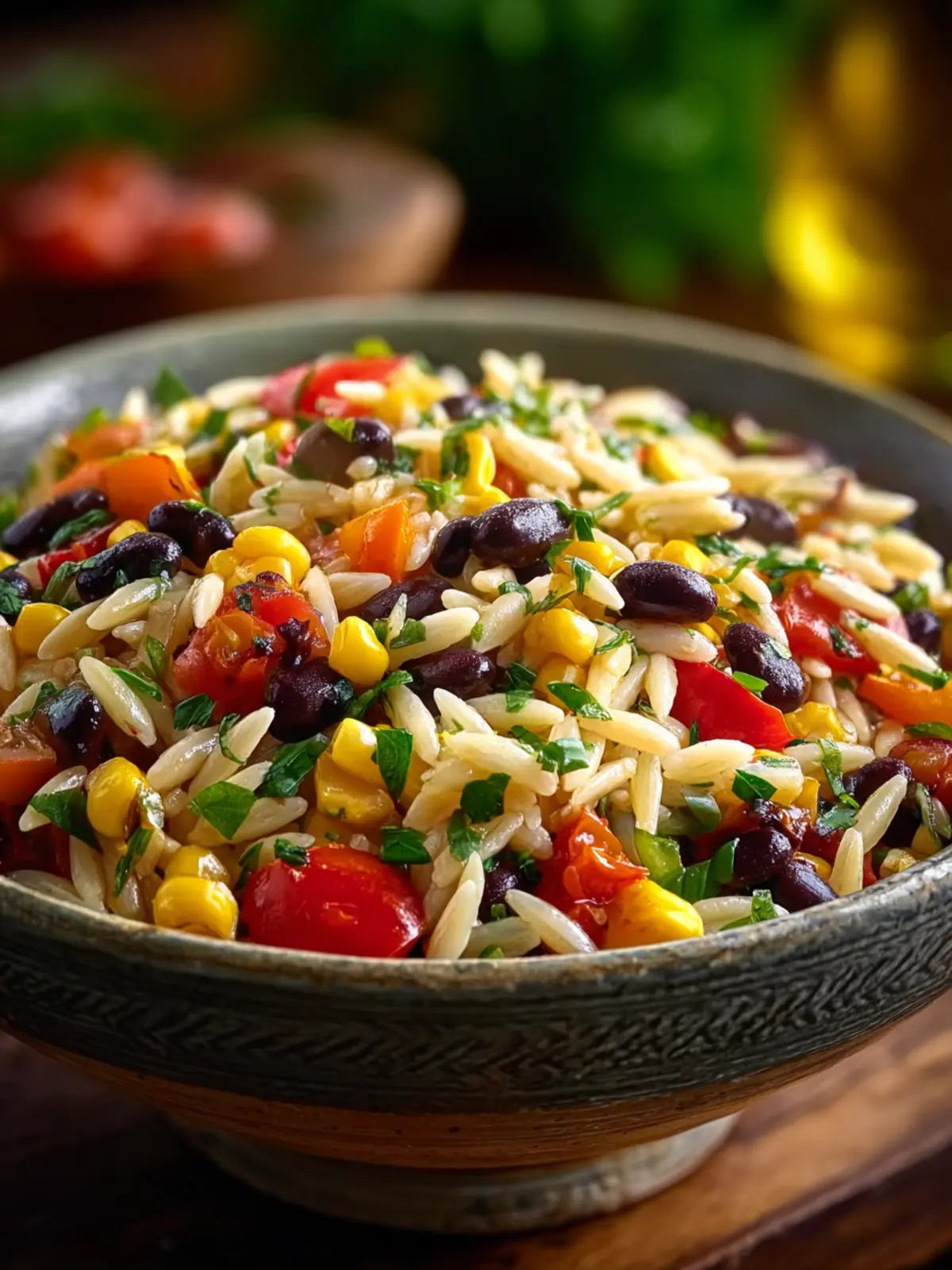 Orzo Salad with Black Beans and Corn First Image