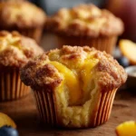 Peach Cobbler Muffins First Image