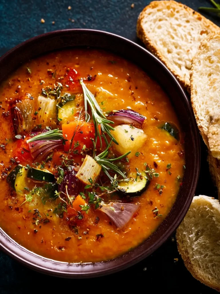 Roasted Vegetable Soup First Image