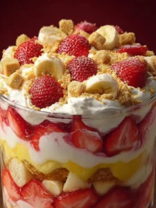 Strawberry Cheesecake Banana Pudding First Image