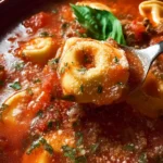 beefy tomato tortellini soup First Image