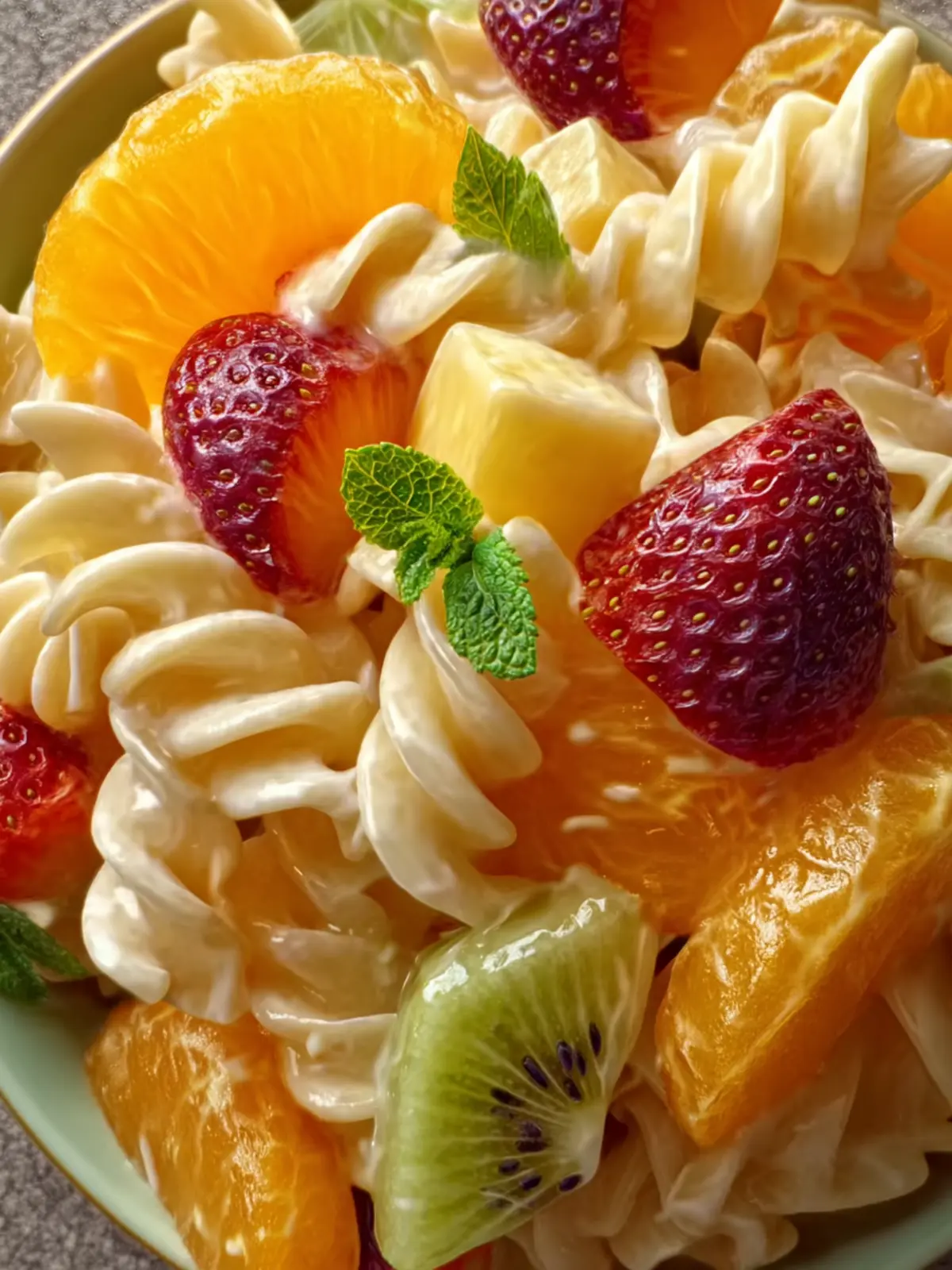 sweet pasta fruit salad First Image